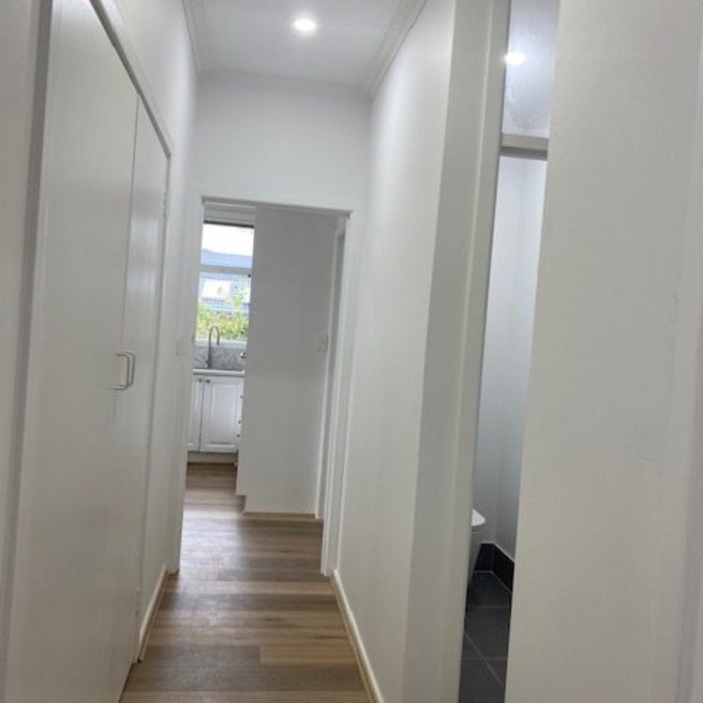 Renovated house with a fresh paint