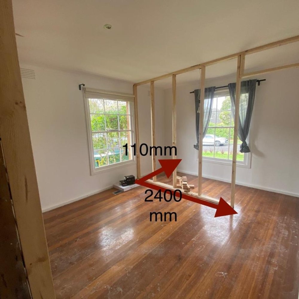 Home in the middle of renovation