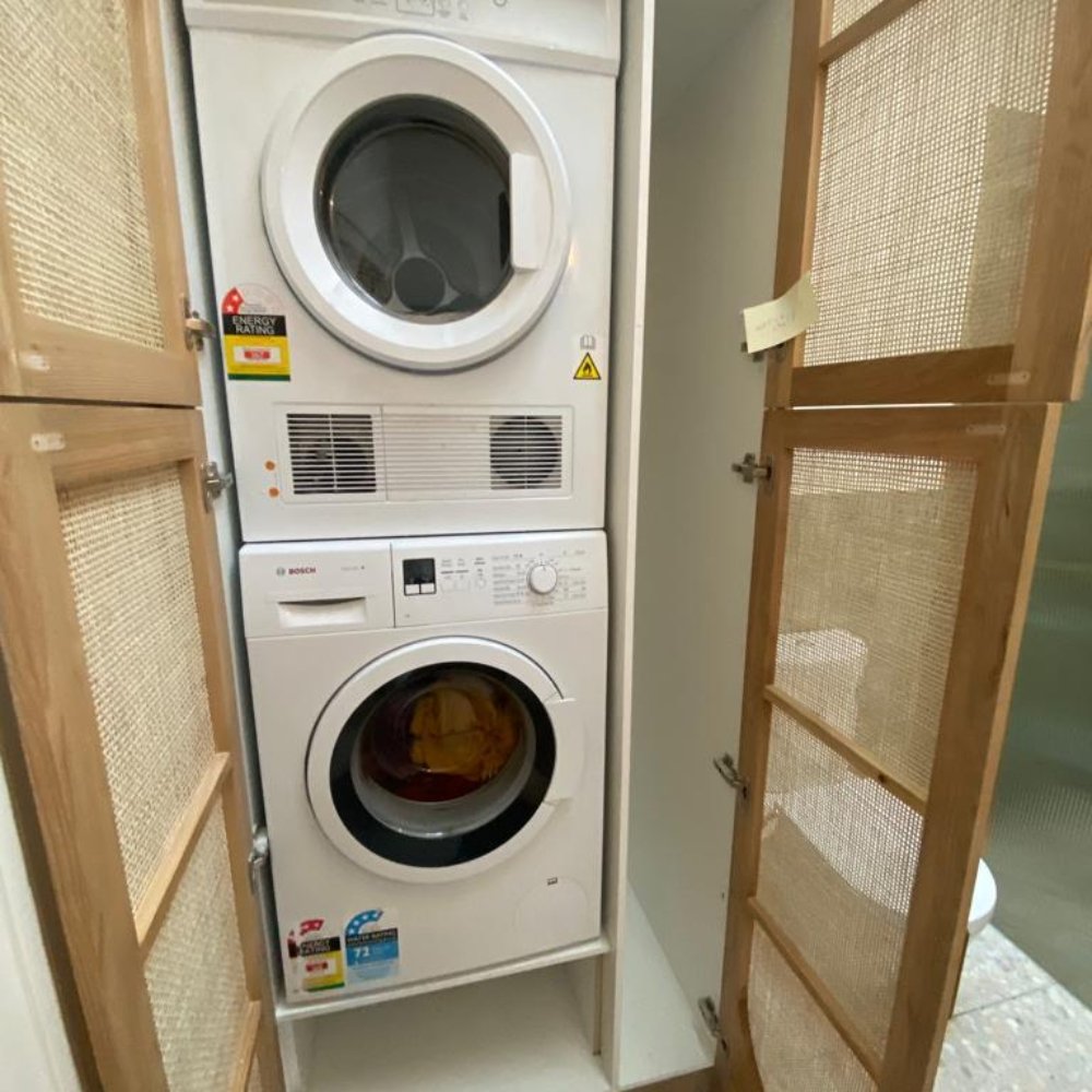 Laundry room with appliances